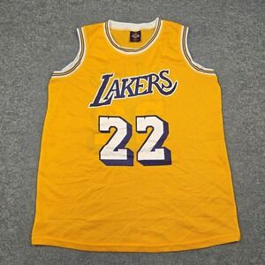 Los Angeles Lakers Jersey Mens XL Yellow NBA Basketball Elgin Baylor 22